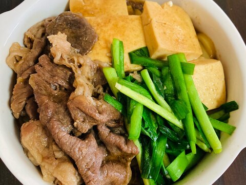 軽食や夜食に！即席すき焼きうどん